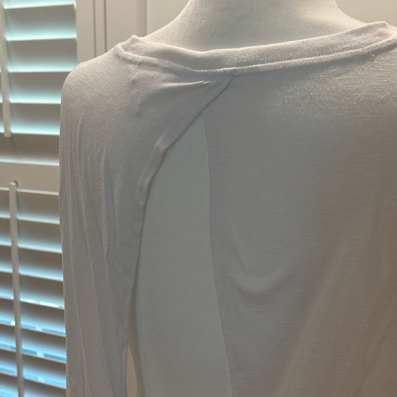 White Athleta backless T size XS - Picture 5 of 11